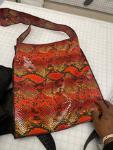 Load image into Gallery viewer, MULTICOLOR SNAKESKIN BAG
